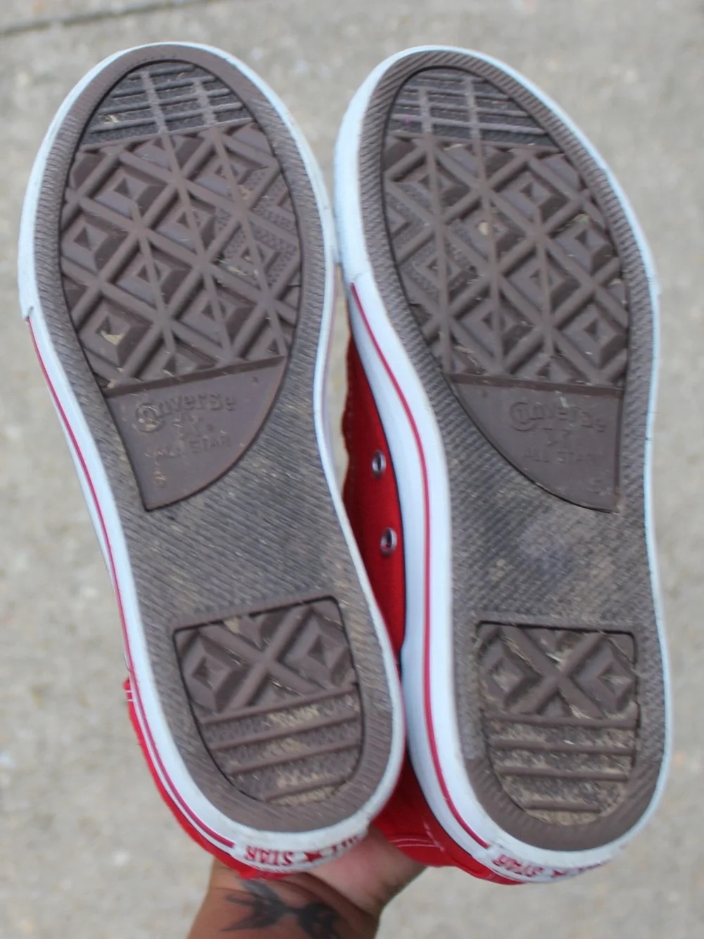Converse Kids' Chuck Taylor All Star Easy Slip Red High-Top Sneakers Sz 5Y